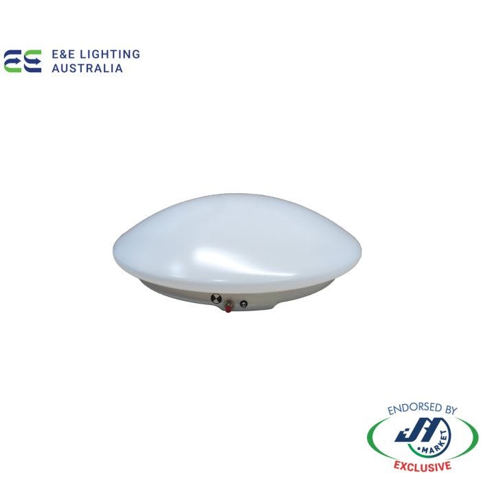 E&Amp;E 20W Led Emergency Oyster Lithium Battery And Mws - Cs-Emshells-Nz -  -  - Emergency &Amp; Exit Lighting