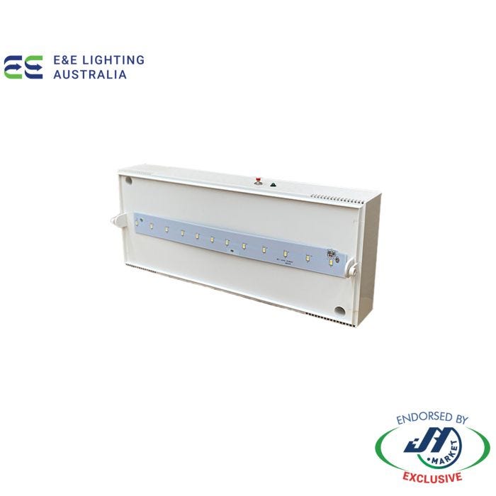 E&Amp;E 3W Led Exit Shoebox Type Body Only Lithium Battery - Cs-Exboxl-Nz -  -  - Emergency &Amp; Exit Lighting