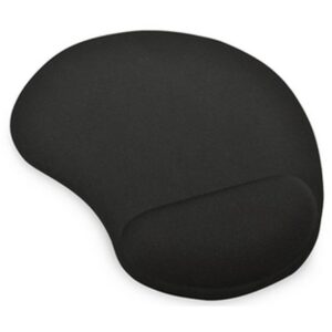 Ednet Mouse Pad with Gel Wrist Rest - Black - NZDEPOT