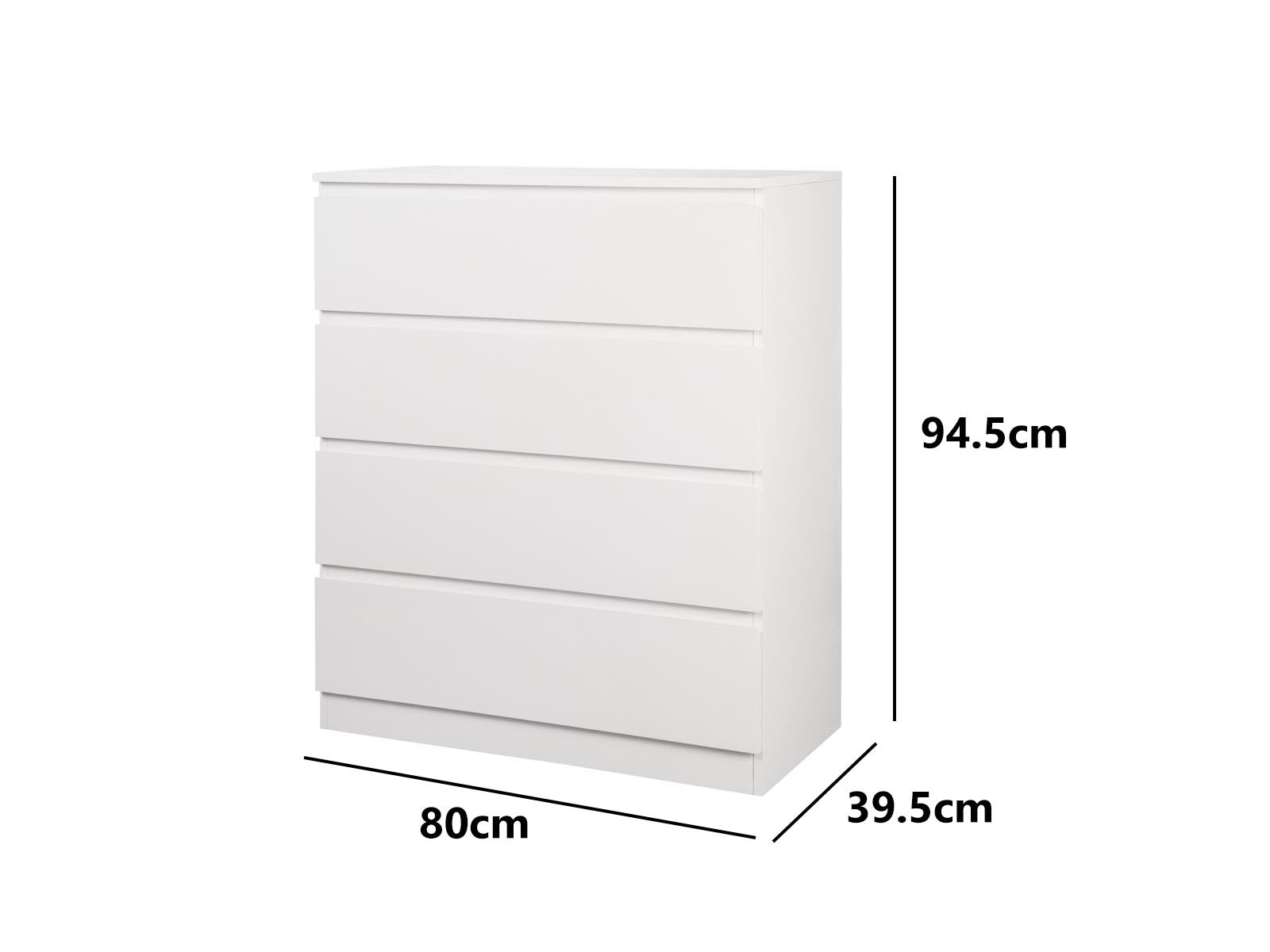 Enkel 4 Drawers Tallboy Pr8612 Tallboys Nz Depot 6 - Nz Depot