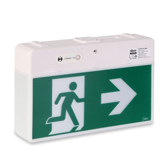 FairyLux Surface Mounting Box Exit Light - CS-FL-E4QLiA-NZ -  -  - Emergency & Exit Lighting