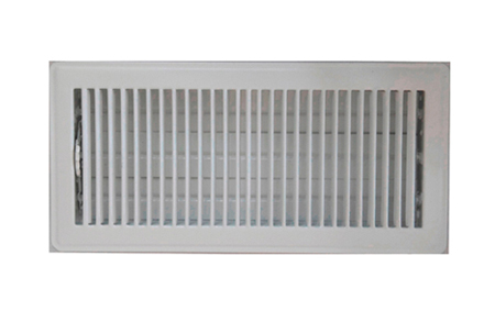 Floor Register - White Metal Louvered 150X350Mm - Frwh614 - Grilles - Floor Grilles