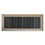 Floor Register - Satin Chrome Louvered 100x300mm - FRSC412 - Grilles - Floor Grilles2