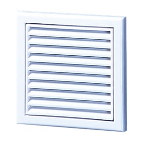 Grille Square louvre core 200diaSpigot 250sq wScreen - VEMV250/200VS - Grilles - External Ventilation Grilles