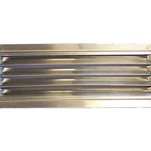 Grille Louvre Stainless Steel 205x61 - VEMVM205*61VRN - Duct - PVC Ducting2