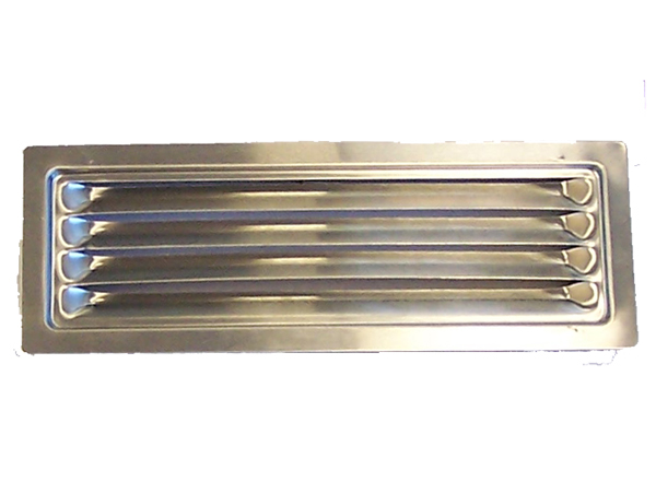 Grille Louvre Stainless Steel 205X61 - Vemvm205*61Vrn - Duct - Pvc Ducting2