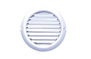 Grille Round Louvrd Core Wallceil 100Mm Wflangeinsectscreen Vemv100Bvs Grilles External Ventilation Grilles 1 - Nz Depot