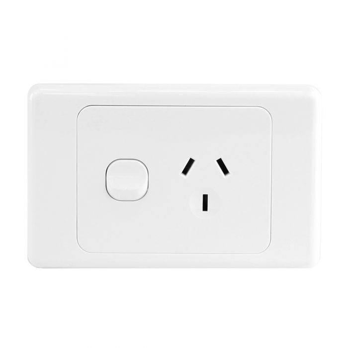 JinHang 15A Single Wall Socket - JHE-AS335-NZ -  - Switches & Sockets - Electrical