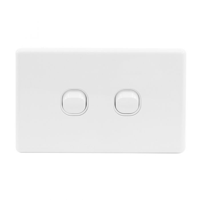 JinHang Classic 10A 2 Gang Wall Switch - JHE-CS304-NZ -  - Switches & Sockets - Electrical