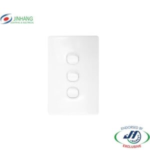 JinHang Classic 10A 3 Gang Wall Switch Vertical - JHE-CS306-V-NZ -  - Switches & Sockets - Electrical