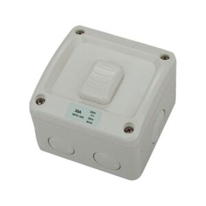 JinHang IP66 1 Gang Weatherproof Switch 250V 20A 2 Pole - JHE-WPS1-20D-NZ -  - Weatherproof - Electrical