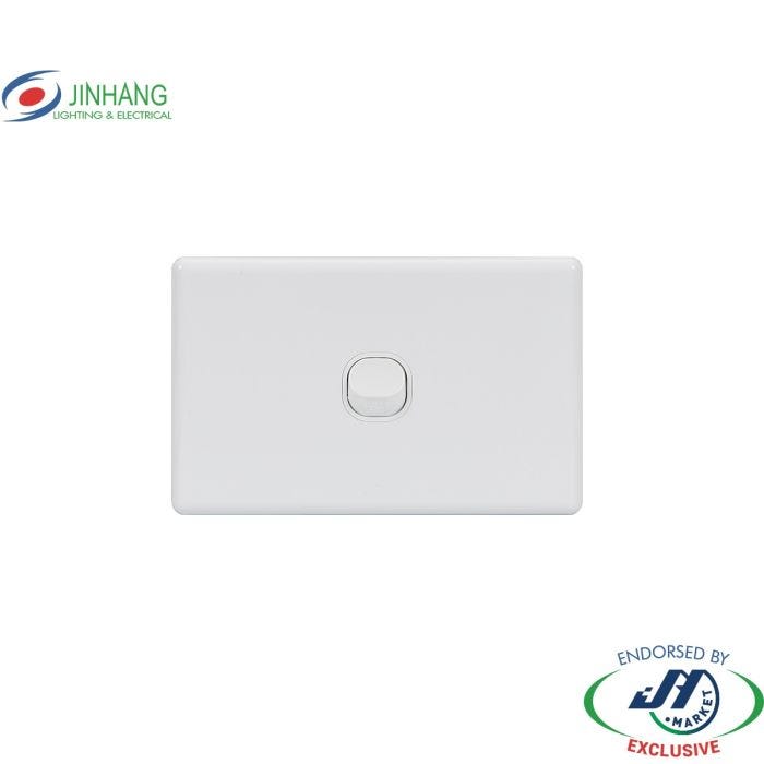 JinHang New Classic Series 1 Gang Switch 250V 10A - JHE-NCS302-NZ -  - Switches & Sockets - Electrical