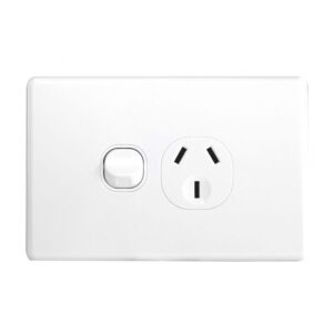 JinHang Slim 10A Single Wall Socket - JHE-KS313-NZ -  - Switches & Sockets - Electrical