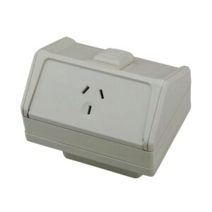 JinHang Weatherproof Single GPO IP53 250V 10A Slimline - JHE-WPGPO1S-NZ -  - Weatherproof - Electrical