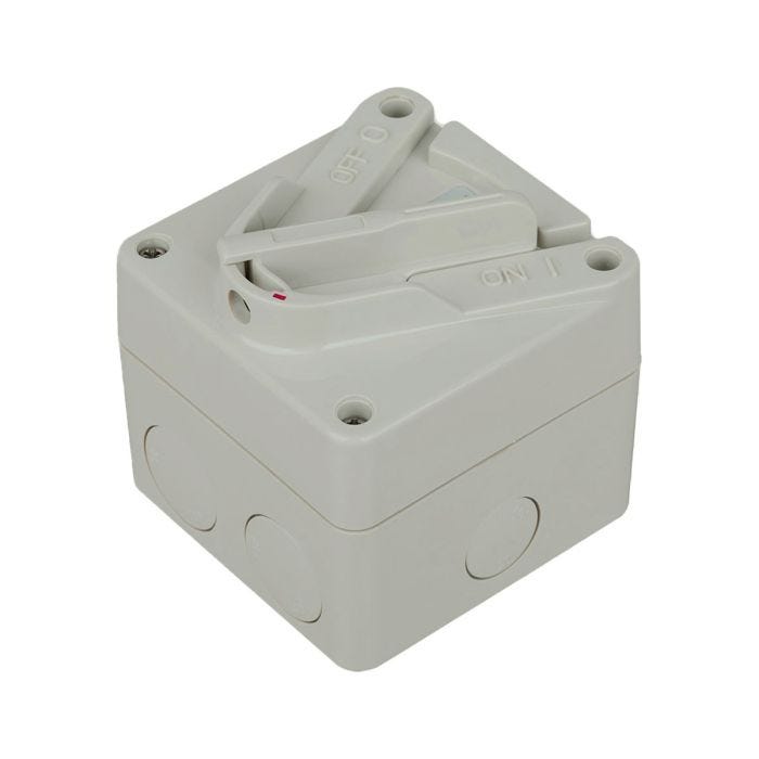 JinHang Weatherproof Switch 1 Pole 250V 16A IP66 - JHE-ISOLM116-NZ -  - Weatherproof - Electrical