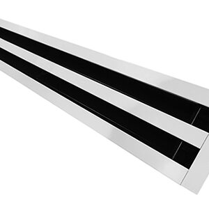 LSD225-600-2 LinearSlot Diffuser white 2slot 25mm 600L-2ends - LS-600/2 - Grilles - Commercial Air Distribution Equipment