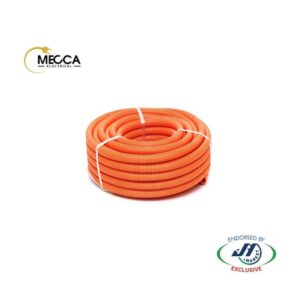 Mecca Flexible Corrugated Conduit 25Mm Hd Orange 50M Cs Mecca Cc25Hd Nz Conduit Fittings Nz Depot - Nz Depot