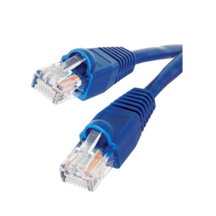 Matrix Cat6 Rj45 Patch Cord 20M Blue - Cs-Te-Pc620.0-Blu-Nz -  - Data Patch Leads - Data &Amp; Comms