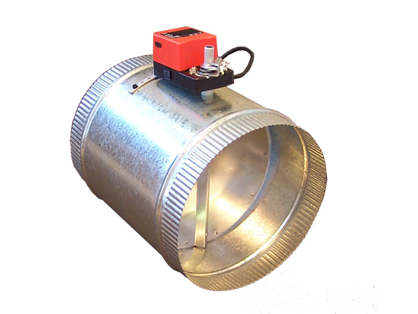 Motorised In Line Damper With Thermostat 150Dia - Mildt150 - Duct Fittings - Dampers - Plastic &Amp; Metal2