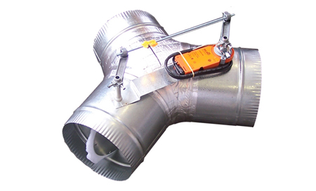 Motorized Damper Diverting Branch 150Dia - Mddb150 - Duct Fittings - Dampers - Plastic &Amp; Metal