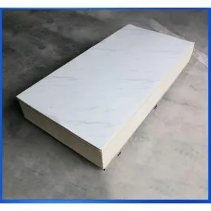 PVC UV Marble Stone Board - White Net Color, Waterproof decorative sheet - NZ DEPOT