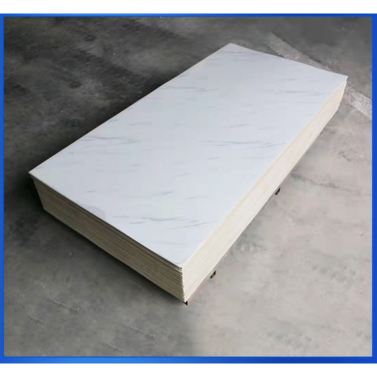 Pvc Uv Marble Stone Board - White Net Color, Waterproof Decorative Sheet - Nz Depot