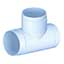 PVC duct round T-joint 125dia SE/SE/SE - VE232P - Duct - PVC Ducting2