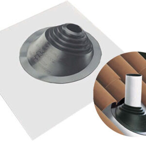 Roof Flashing for tiles Res. 280-457dia No 3 - MFSR03 - Cowls & Flashings - Madonna Cowl & Roof Flashings