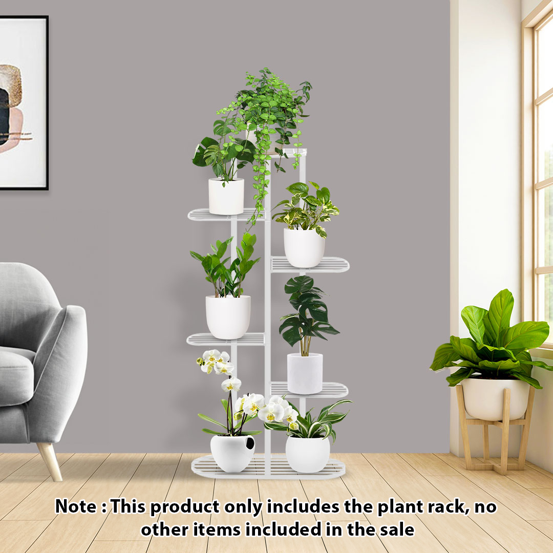 Soga 2X 6 Tier 7 Pots White Metal Plant Rack Flowerpot Storage Display Stand Holder Home Garden Decor, Home &Amp; Living, Home Decor, Indoor Pots, Planters And Plant Stands, , ,  - Nz Depot 2