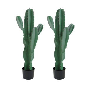 SOGA 2X 70cm Green Artificial Indoor Cactus Tree Fake Plant Simulation Decorative 5 Heads NZ DEPOT - NZ DEPOT