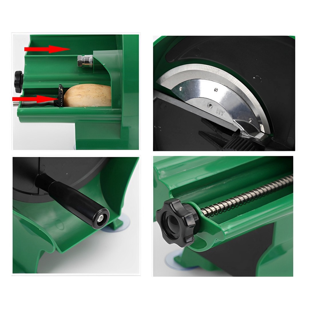 Soga 2X Commercial Manual Vegetable Fruit Slicer Kitchen Cutter Machine Green, Home &Amp; Living, Kitchen &Amp; Dining, Kitchen Tools &Amp; Utensils, Graters, Peelers &Amp; Slicers, ,  - Nz Depot 8