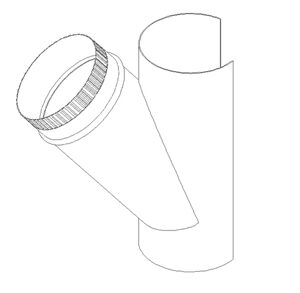 Saddle - Manufactured Non Standard (2021 onwards) - NSSADDLE - Duct Fittings - Metal Fittings