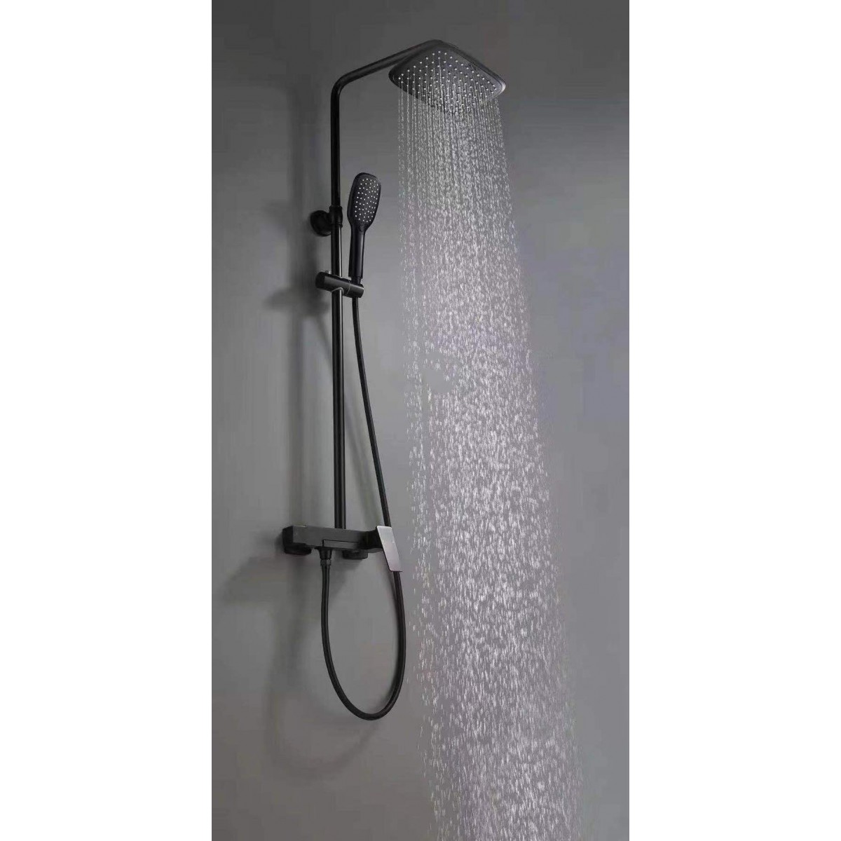 Shower Mixer Combination Round Bm4601 - Black