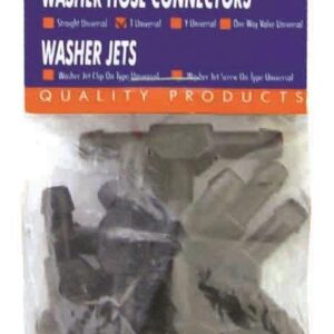 T Universal Washer Hose Connector 10 Piece Set - Highly durable and resistant to degradation -  Interchangeable with most windshield washer hoses connector -  Made of premium plastic construction -  Strong and durable for long time use -  Tubing for an airtight or watertight fit