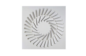 Twister Ceiling Swirl Diffuser 300X300 Adj Blade 8 Slot Twsa308 Grilles Swirl Diffusers 1 - Nz Depot