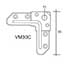 VF30C Corner for VM30 flange, 30mm - FLANGE30C - Duct - Duct Flange Systems2