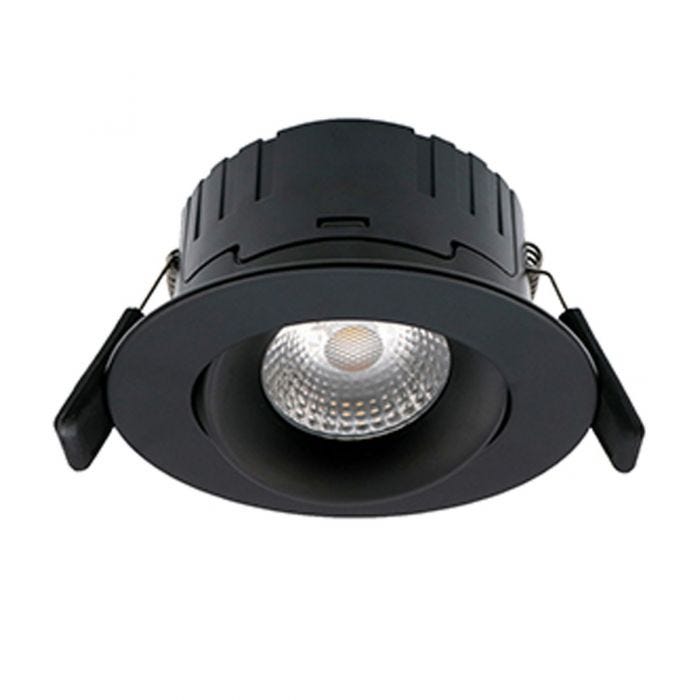 Vertex 10W LED Gimbal Downlight 3000K 90mm Black - CS-OP-AU62104-ACBL-10W-3000K-NZ -  - LED Downlights - Lighting