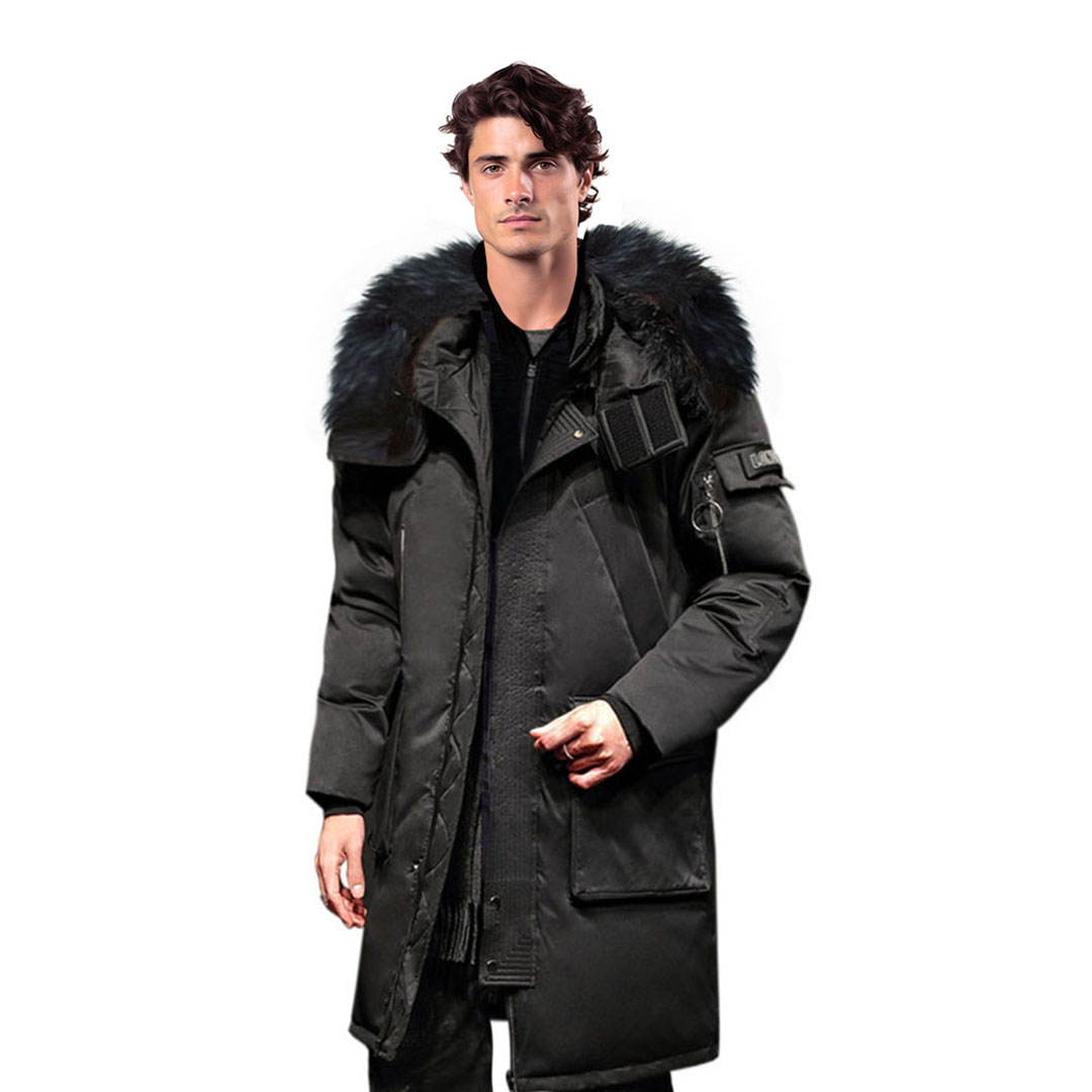 Abbee Black 2Xl Winter Fur Hooded Down Jacket Stylish Lightweight Quilted Warm Puffer Coat, Apparel &Amp; Footwear, Apparel, Coats &Amp; Jackets, , ,  - Nz Depot 1