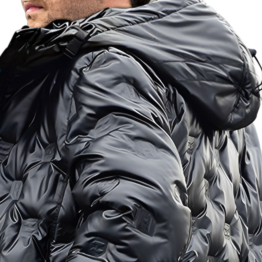 Abbee Black 2Xl Winter Hooded Glossy Overcoat Long Jacket Stylish Lightweight Quilted Warm Puffer Coat, Apparel &Amp; Footwear, Apparel, Coats &Amp; Jackets, , ,  - Nz Depot 4