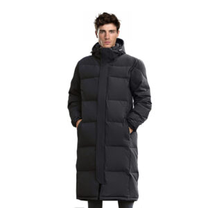 Abbee Black 2Xl Winter Hooded Overcoat Long Jacket Stylish Lightweight Quilted Warm Puffer Coat Nz Depot - Nz Depot