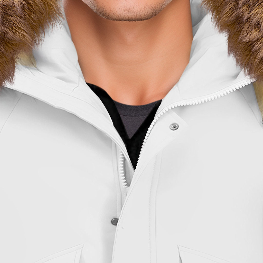 Abbee White 3Xl Winter Fur Hooded Thick Overcoat Jacket Stylish Lightweight Quilted Warm Puffer Coat, Apparel &Amp; Footwear, Apparel, Coats &Amp; Jackets, , ,  - Nz Depot 4