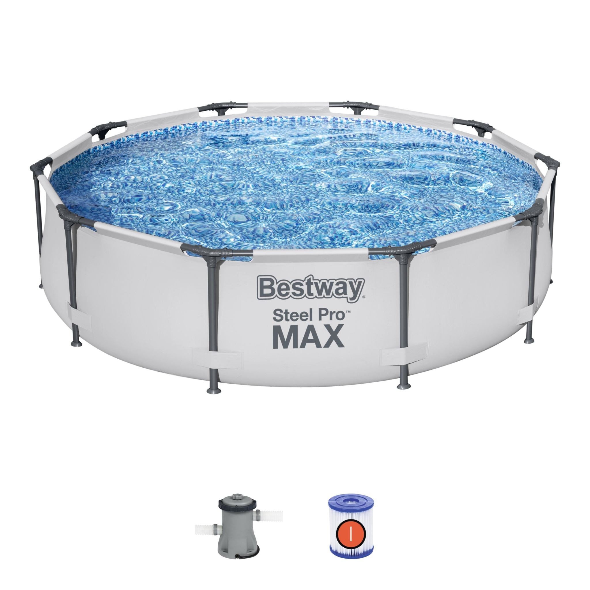 56407 Bestway Steel Pro Pool 10Ft Pr6665409 Swimming Pools Air Beds Nz Depot 5 - Nz Depot