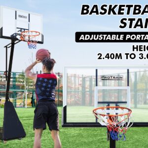 Adjustable Portable Basketball Stand Hoop