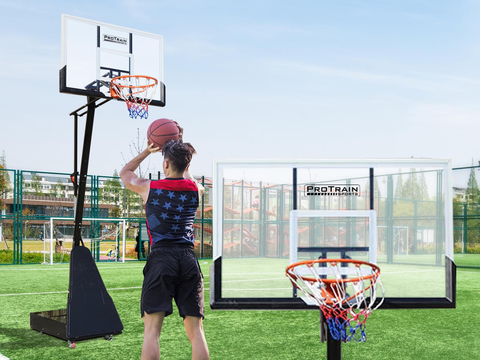 Adjustable Portable Basketball Stand Hoop PR8464 Kid Organisers NZ DEPOT 8