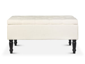 DS Lettice Storage Ottoman Bench Linen PR9578 Ottomans NZ DEPOT - NZ DEPOT