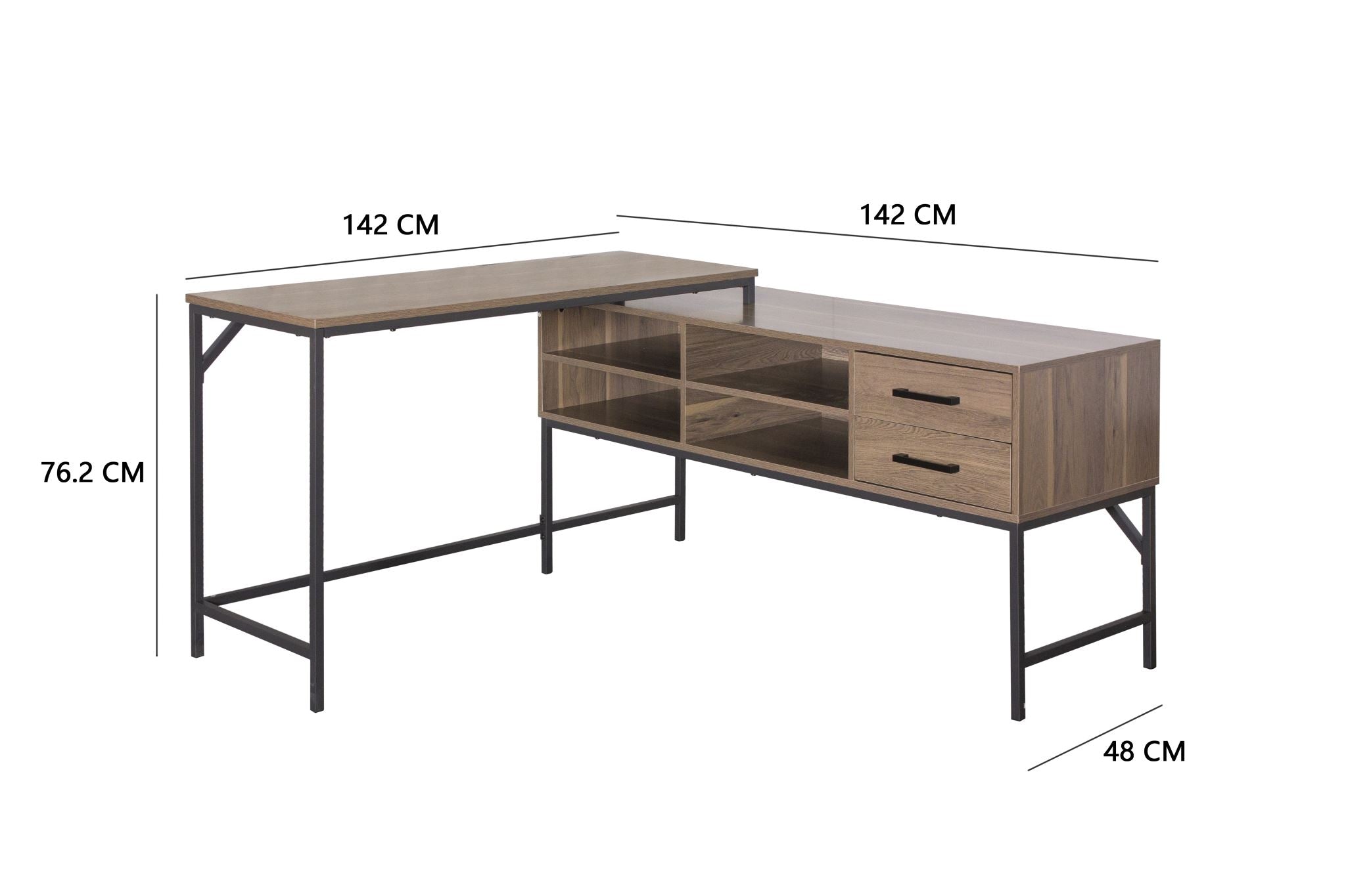 Desk With Shelf Pr8791 Desks Nz Depot 4 - Nz Depot