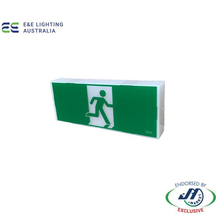 E&E Wall Mount Diffuser to Suit EXBOXL - CS-DBOXW-NZ -  -  - Emergency & Exit Lighting