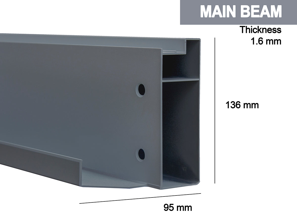 Louvre Roof Pergola 3x3M PR8715 All Outdoor NZ DEPOT 6