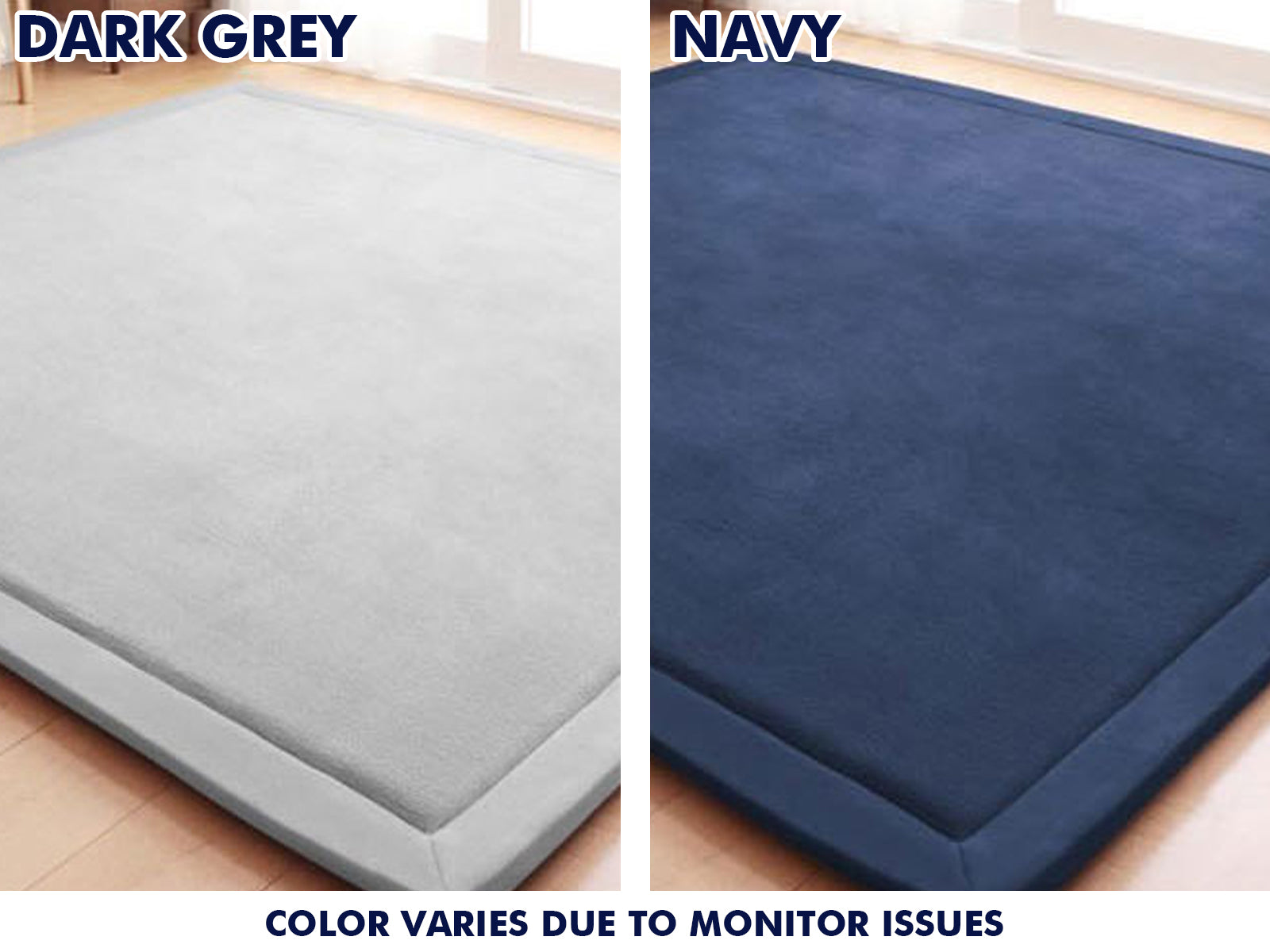 MemFoam Rug 200x300 Navy PR8978 Bedding NZ DEPOT 7