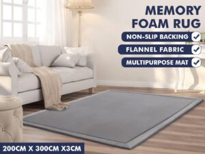 MemFoam Rug 200x300 PR8979 Bedding NZ DEPOT